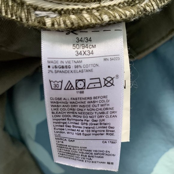 Gap Skinny Sage Green Jeans - Picture 4 of 5